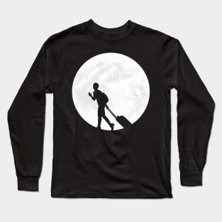 Traveler in Full Moon Long Sleeve T-Shirt